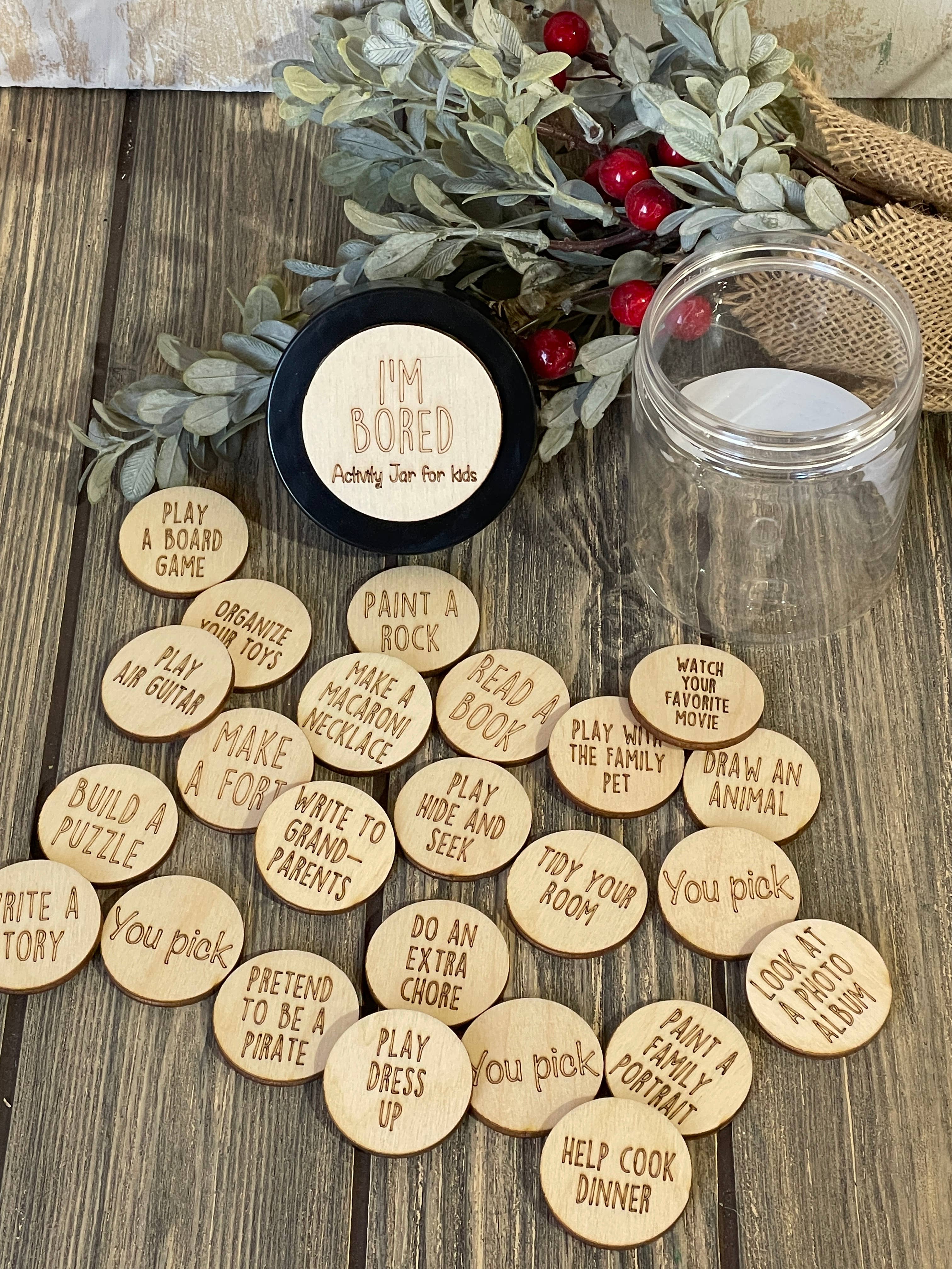 The Lantern Boutique - Wholesale Jar - Keep Kids Entertained with the "I'm Bored" Activity Jar!1