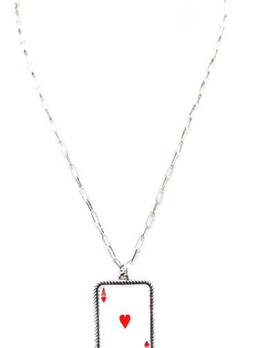 Heart Ace Necklace for wholesale by Snowing West