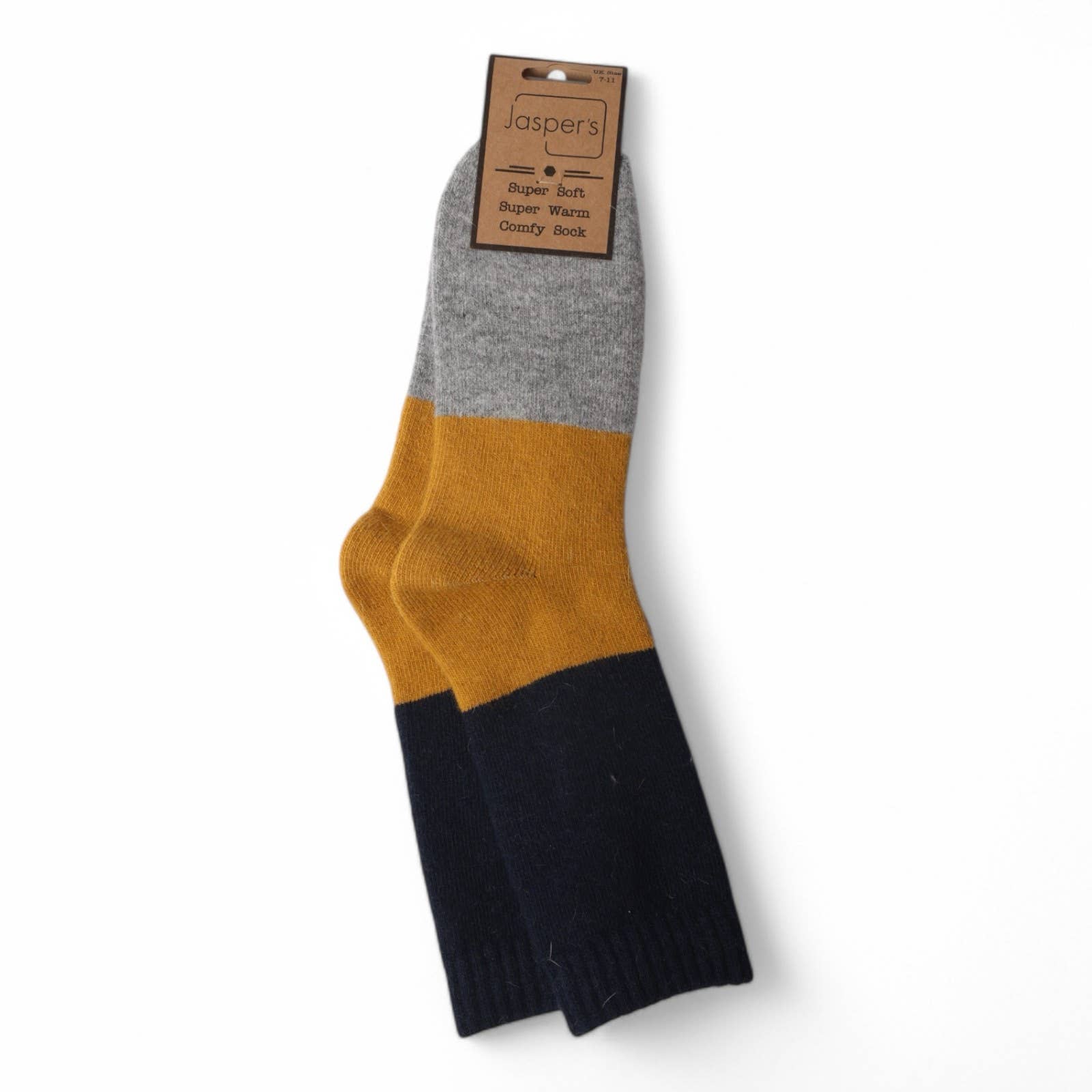 Jess & Lou - Vente Chaussettes – homme - Chaussettes pour hommes super confortables à blocs de couleur audacieux0