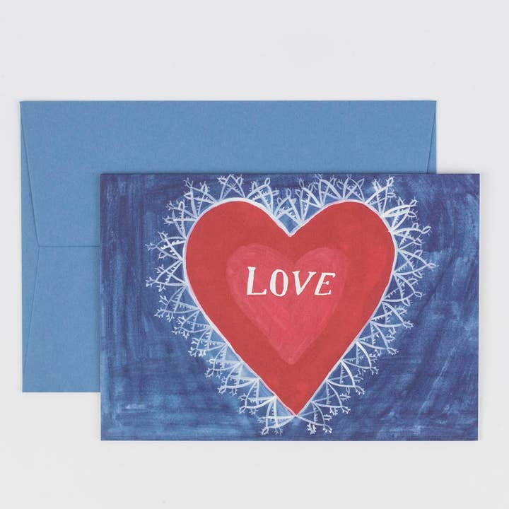 Tarjeta de Corazón de Amor | Aniversario | Día de San Valentín para venta al por mayor de Peggy & Kate