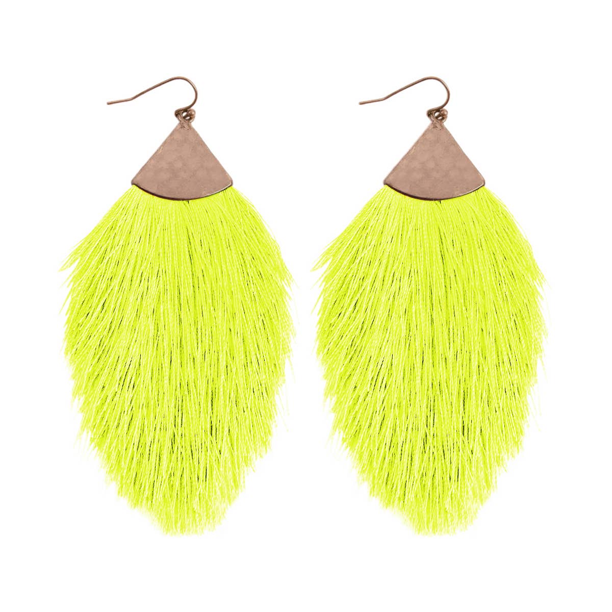 MYS Wholesale Inc - Wholesale Tassel Earrings - Tassel With Hammer Metal Hook Drop Earrings23