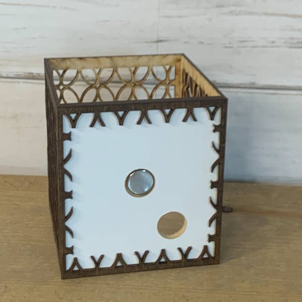 Interchangeable Tissue Box - 1 side (signs sold separately) for wholesale by Plums & Roses