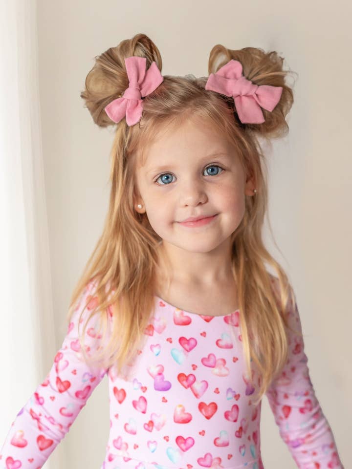 Twinflower Creations - Wholesale Dress - Kids - Sweethearts Bamboo Twirl Dress