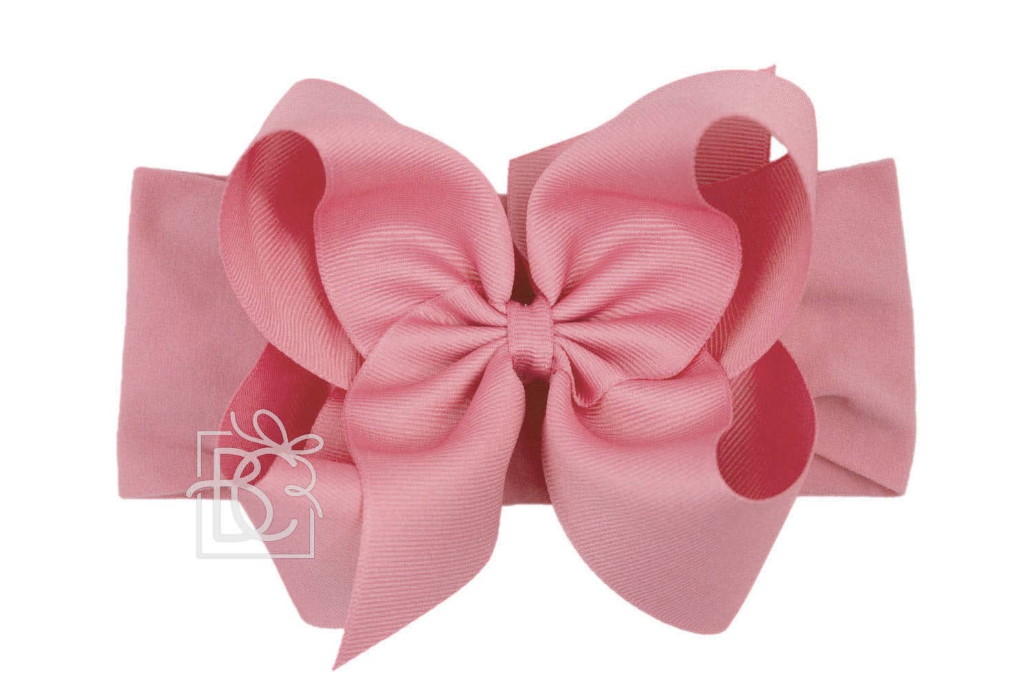 Beyond Creations, LLC - Wholesale Fashion Headband - Kids - WIDE PANTYHOSE HEADBAND W/CLASSIC GROSGRAIN BOW49