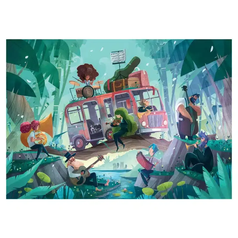 Trevell – wholesale Puzzle – Adult – Puzzle Into the Wild Notes – Trevell – 1000 pieces2