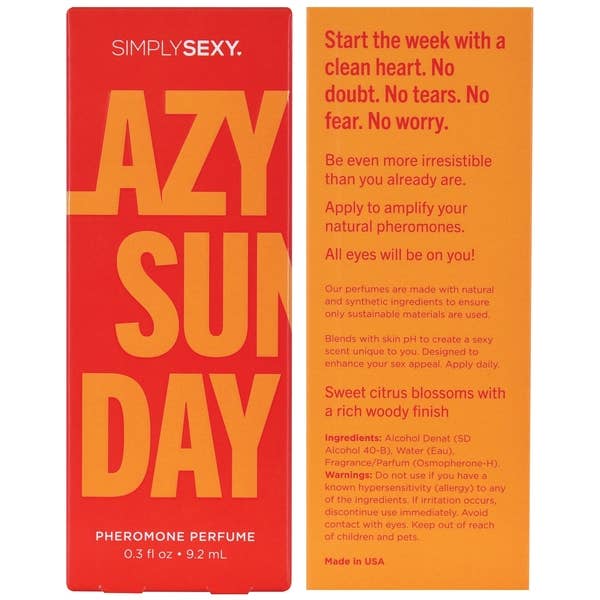 Simply Sexy - Vente Parfum/Eau de toilette - Spray de Parfum aux Phéromones LAZY SUNDAY 0,3floz | 9,2mL4