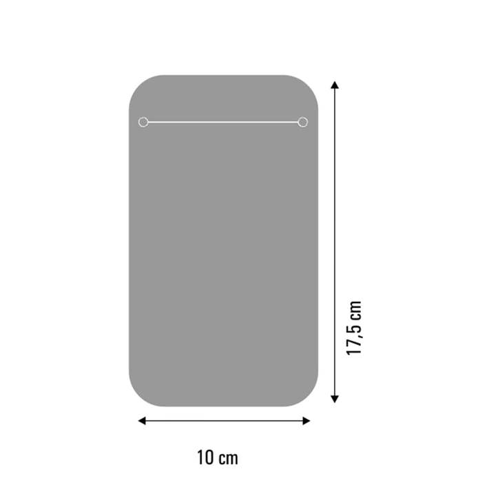 IngrossoBertoni by INCI Srl - Venta al por mayor Funda para móvil - Mujer - Funda de fieltro gris para smartphone Iris Bertoni