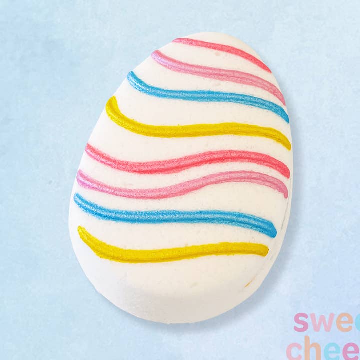 Easter Egg Bath Bomb for wholesale by SweetCheeks Bath Treats