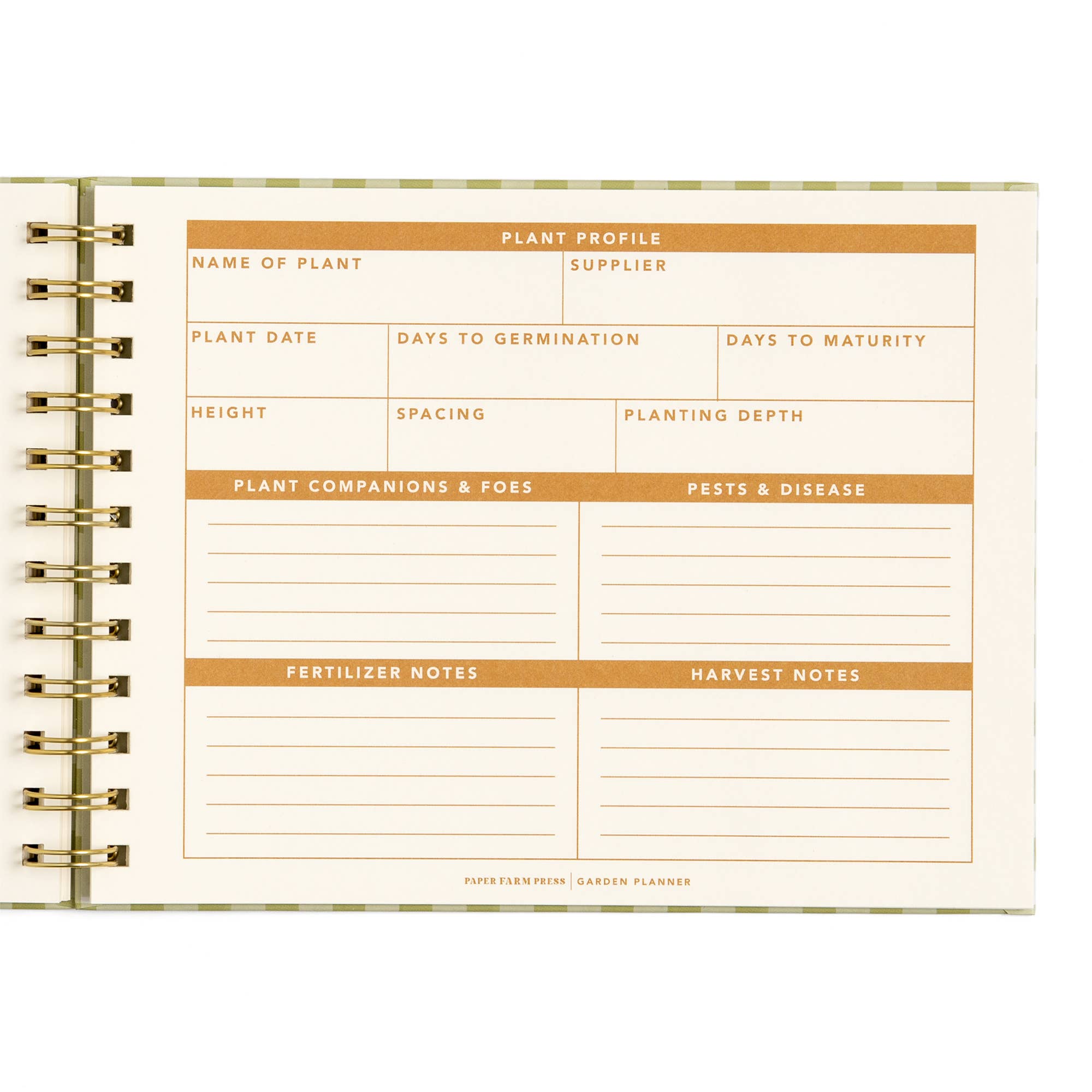Paper Farm Press - Wholesale Planner - Life On The Homestead Garden Planner - Gingham18