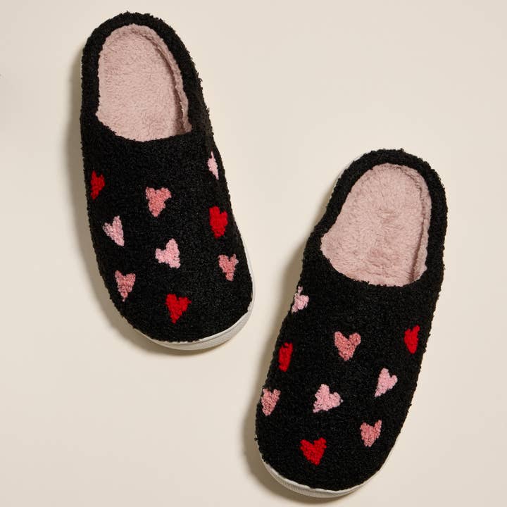 Frem - Wholesale Slippers - Women's - Chic Multi-Heart Home Slippers for Christmas Gift4