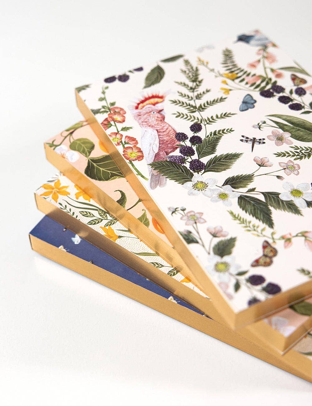 Bespoke Letterpress - Vendita all'ingrosso Bloc notes - Taccuino da scrivania Cacatua rosa2