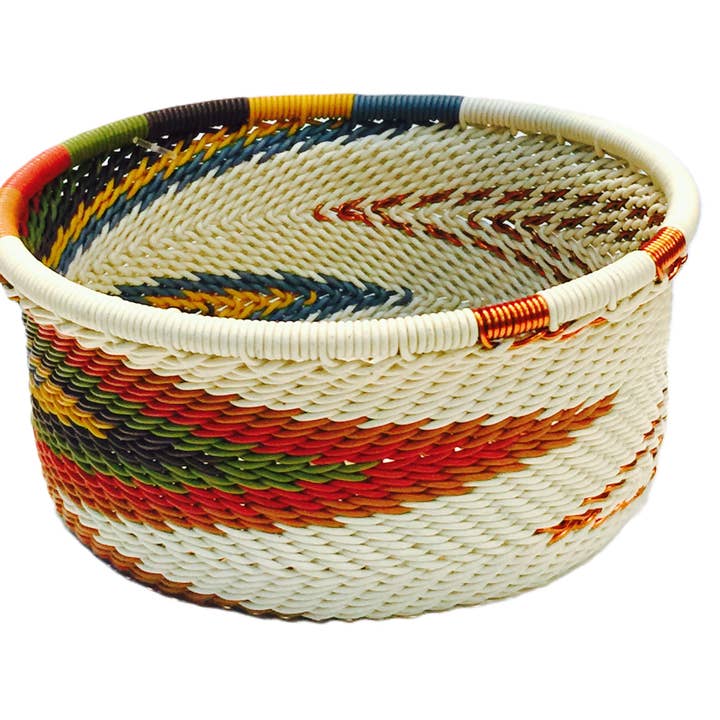 Bridge for Africa - Wholesale Decorative Plate/Dish/Bowl - TW Collection - White Desert12