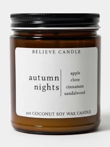 Vela Otoño Noches para venta al por mayor de Believe Candle