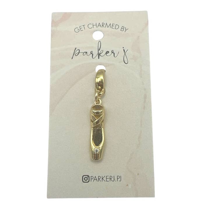 Ballet Slipper Charm for wholesale by Parker J Jewelry & Charm Bar