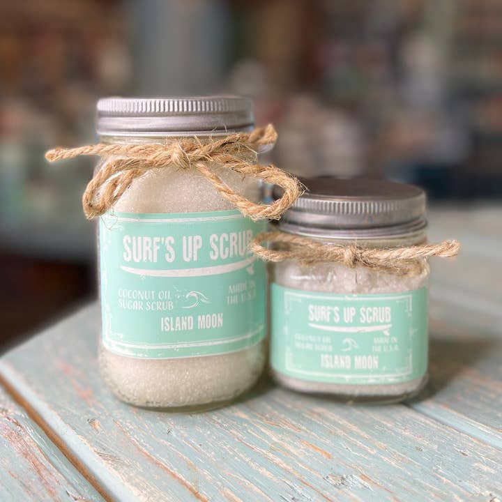 Island Moon Sugar Scrub for wholesale by Surfs Up Candle