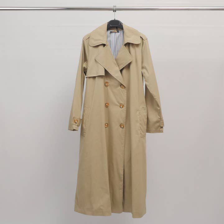Cecile Wang – Großhandel Trenchcoat – Damen – Doppelreihiger Trenchcoat mit Gürtel TDM81624