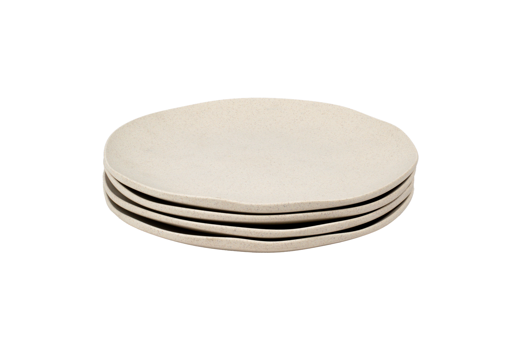 Abode Homewares by TarHong - Wholesale Tableware set - Organic Coupe Wheat Off White PP 12 Pc Dinnerware Set4