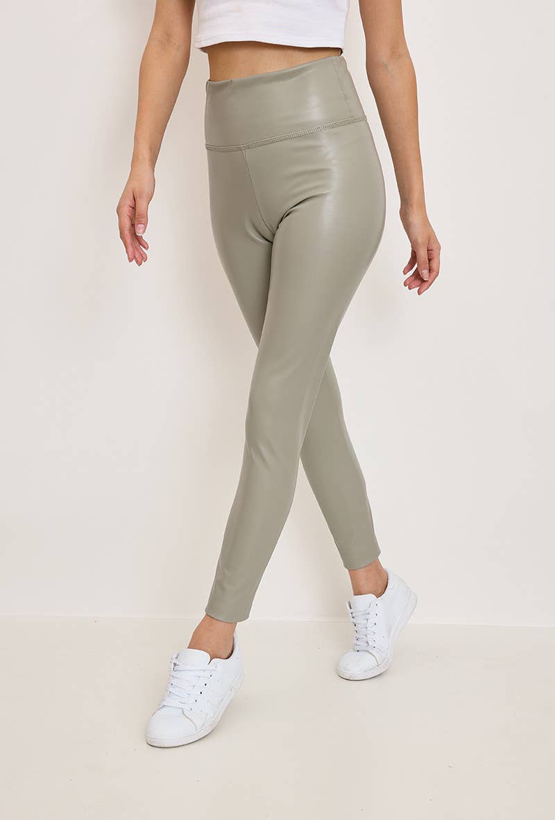 Orice - Wholesale Fashion Leggings - Women's - Slim faux leather leggings - Orice9