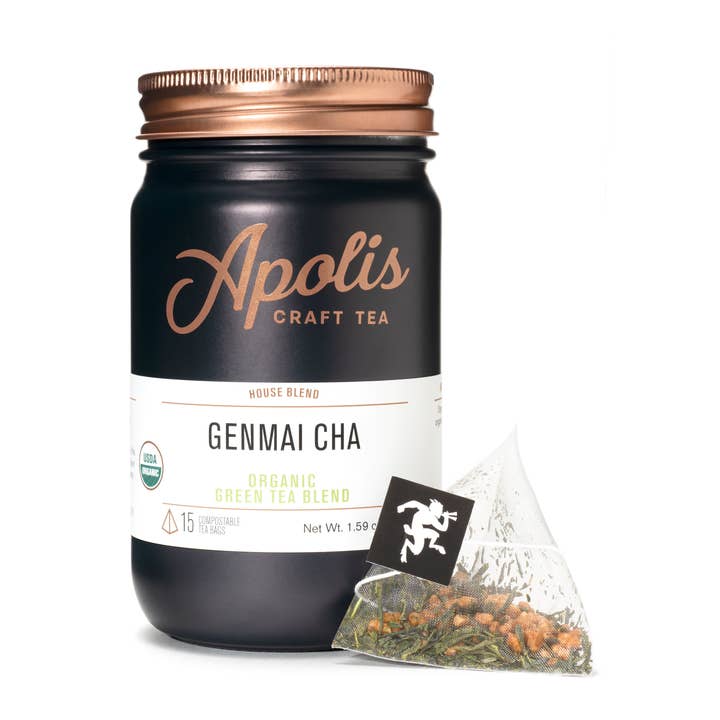 Organic Genmai Cha - Tea Bags for wholesale by Apolis Tea
