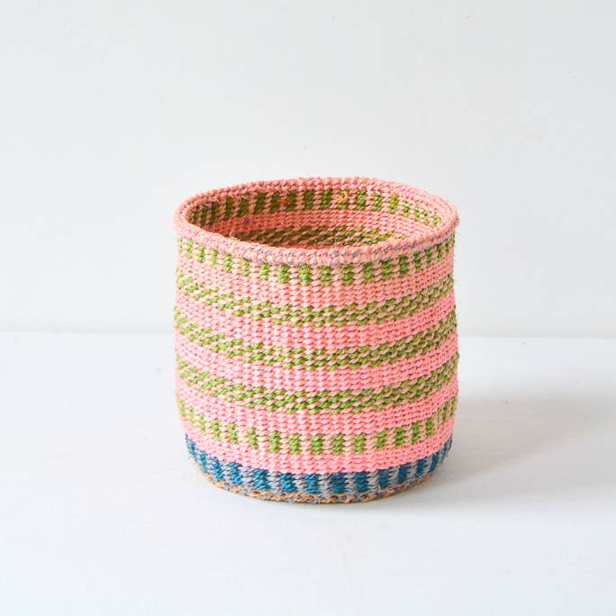 Crafts by Solid - Wholesale Basket - Handwoven Sisal Baskets - Colourful hues - XXS - XXL47