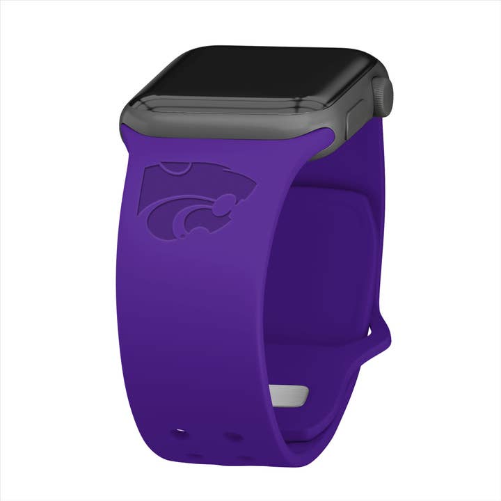 Kansas State Wildcats Engraved Apple Watch Band for wholesale by Affinity Bands