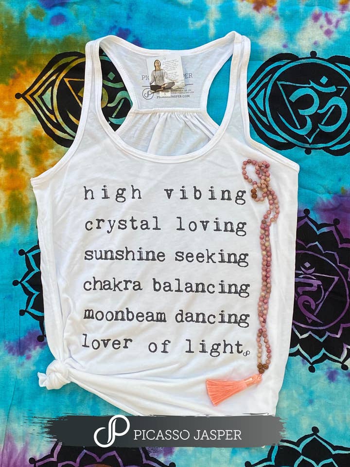 Picasso Jasper - Vendita all'ingrosso Canotta - Donna - Canotta bianca fluida Lover of Light0