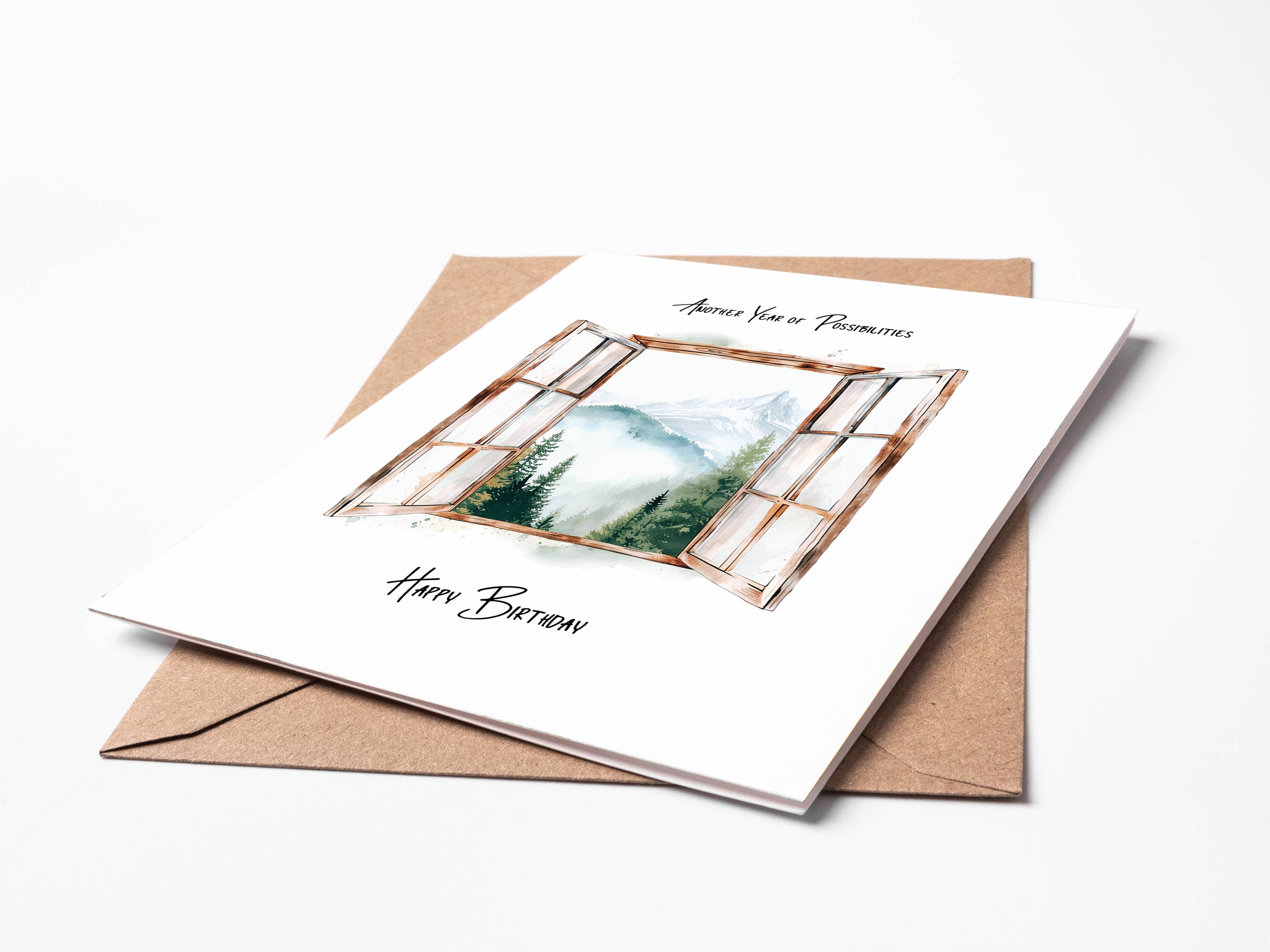 Oakwind Hollow – wholesale Birthday card – Year of Possibilities Birthday Card BD05 Mountain Outdoors3