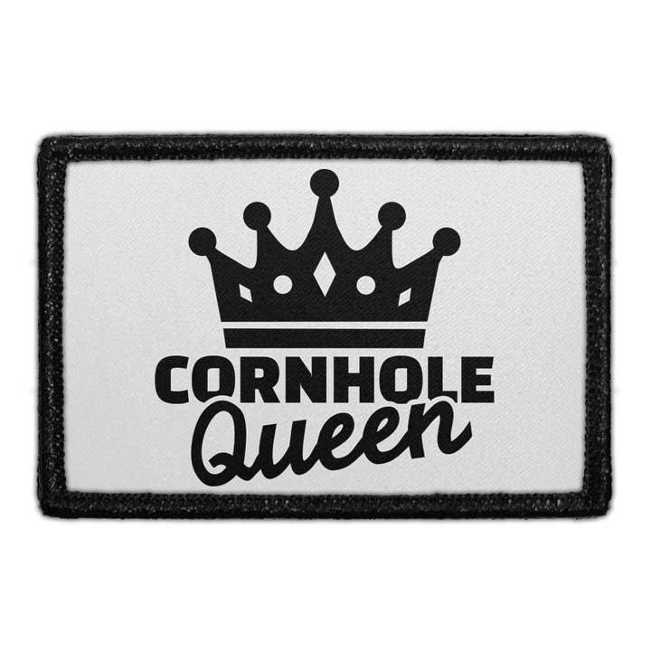 Cornhole Queen - Abnehmbarer Aufnäher für den Großhandel von Pull Patch