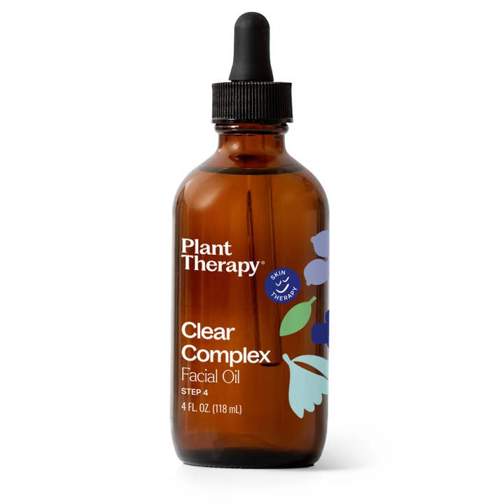 Clear Complex Facial Oil 4 oz for wholesale by Plant Therapy