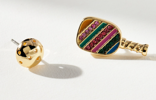 HoopLa – Großhandel Ohrstecker – Ohrstecker „Lets Play“, Emaille, Kristall1