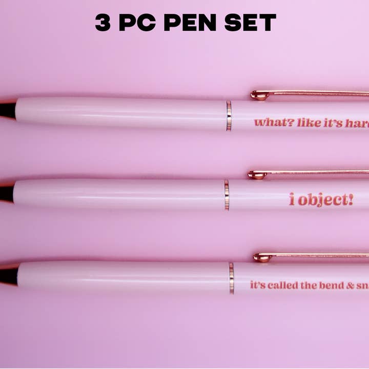 Legal Diva Pen Set for wholesale by That’s So Andrew