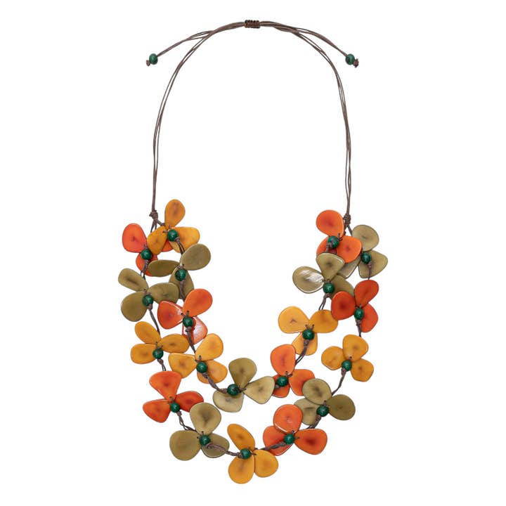 Josephina Necklace for wholesale by Organic Tagua Jewelry
