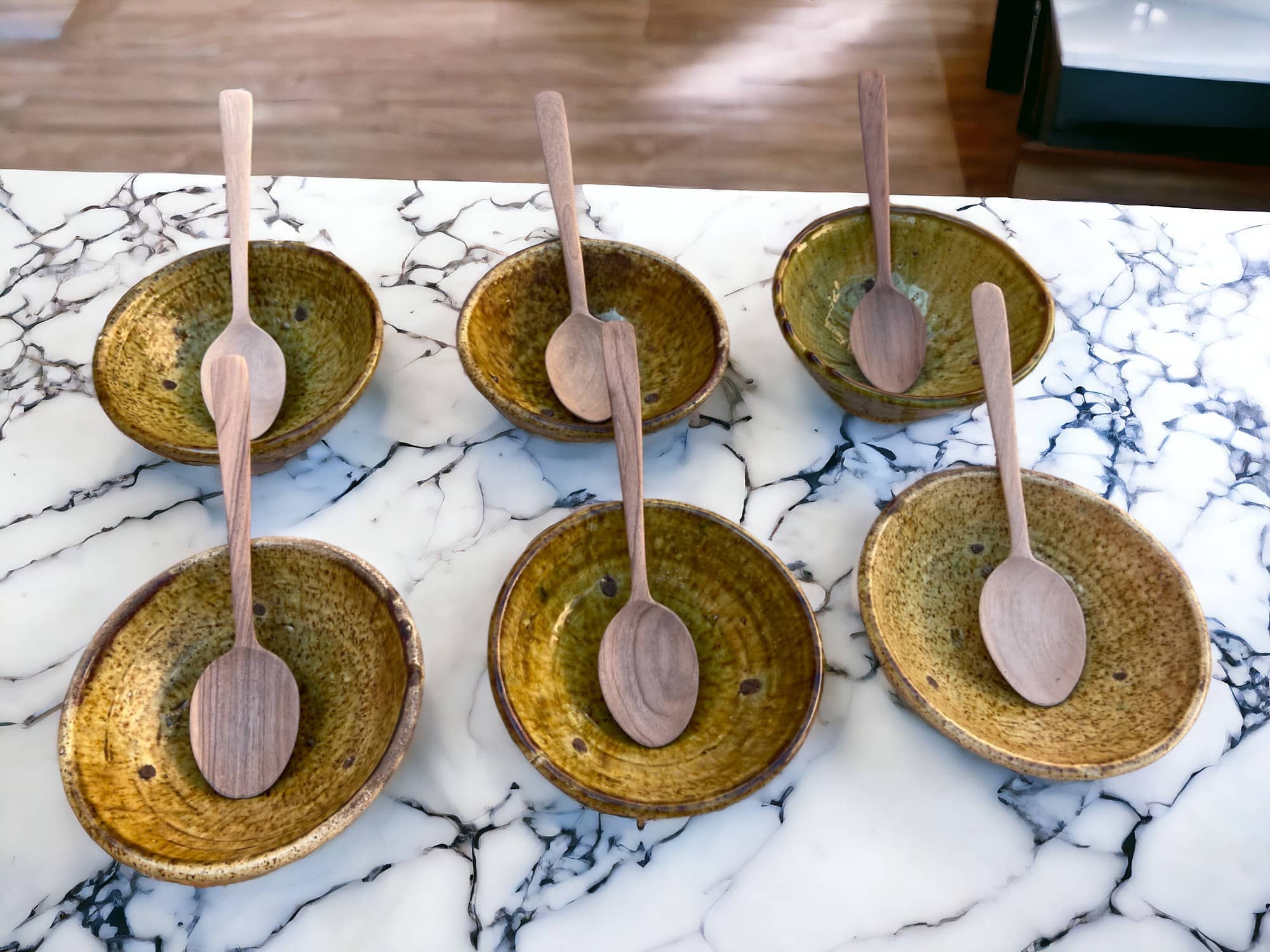 Moroccantastics - Wholesale Bowl - Tamegroute Bowls Ochre Glazed Pottery, Ceramic bowls4