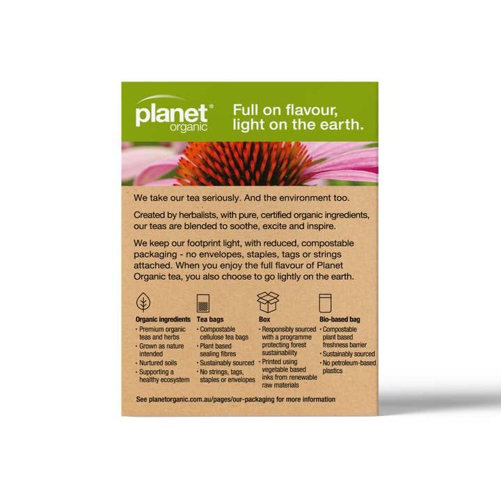 Planet Organic - Wholesale Tea bags - Echinacea Tea Bags6