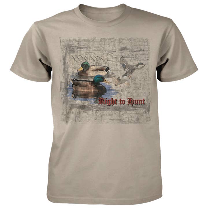 T-shirt en coton Liberty Duck - 4,5 oz pour la vente par Old Country Outfitters