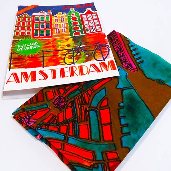 Bleu tango - Vendita all'ingrosso Sciarpa - Donna - Sciarpa Colorata - Amsterdam5