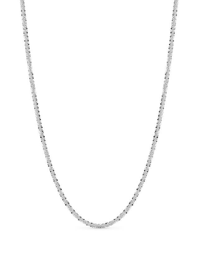 Diamond Cut Necklace Silver 20" for wholesale by Human Design Studios