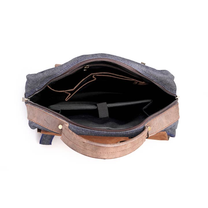 Anuent – wholesale Ryggsäck - Unisex – Anuent handgjorda Unisex Canvas läder ryggsäck.
