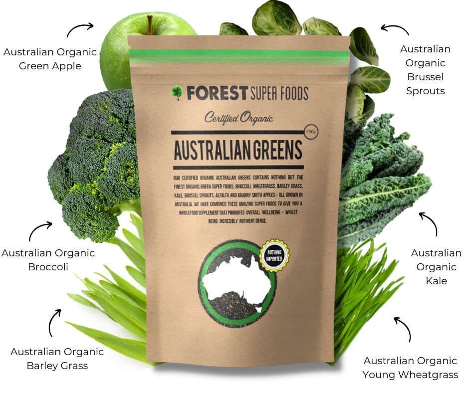 Forest Super Foods – Großhandel Protein-/Superfood-Pulver – Australisches Greens Vollwertpulver1