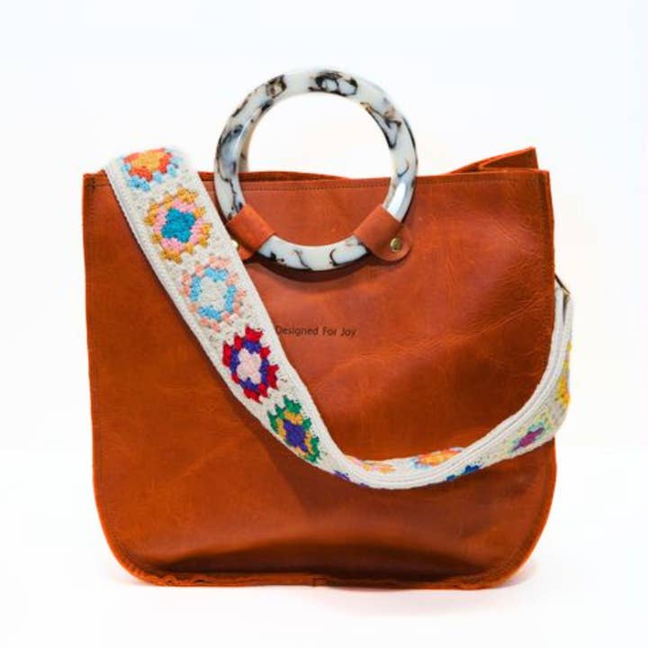 Designed For Joy - Vente Tote bag – femme - Fourre-tout en cuir à poignée annulaire, grande taille - The Louise10