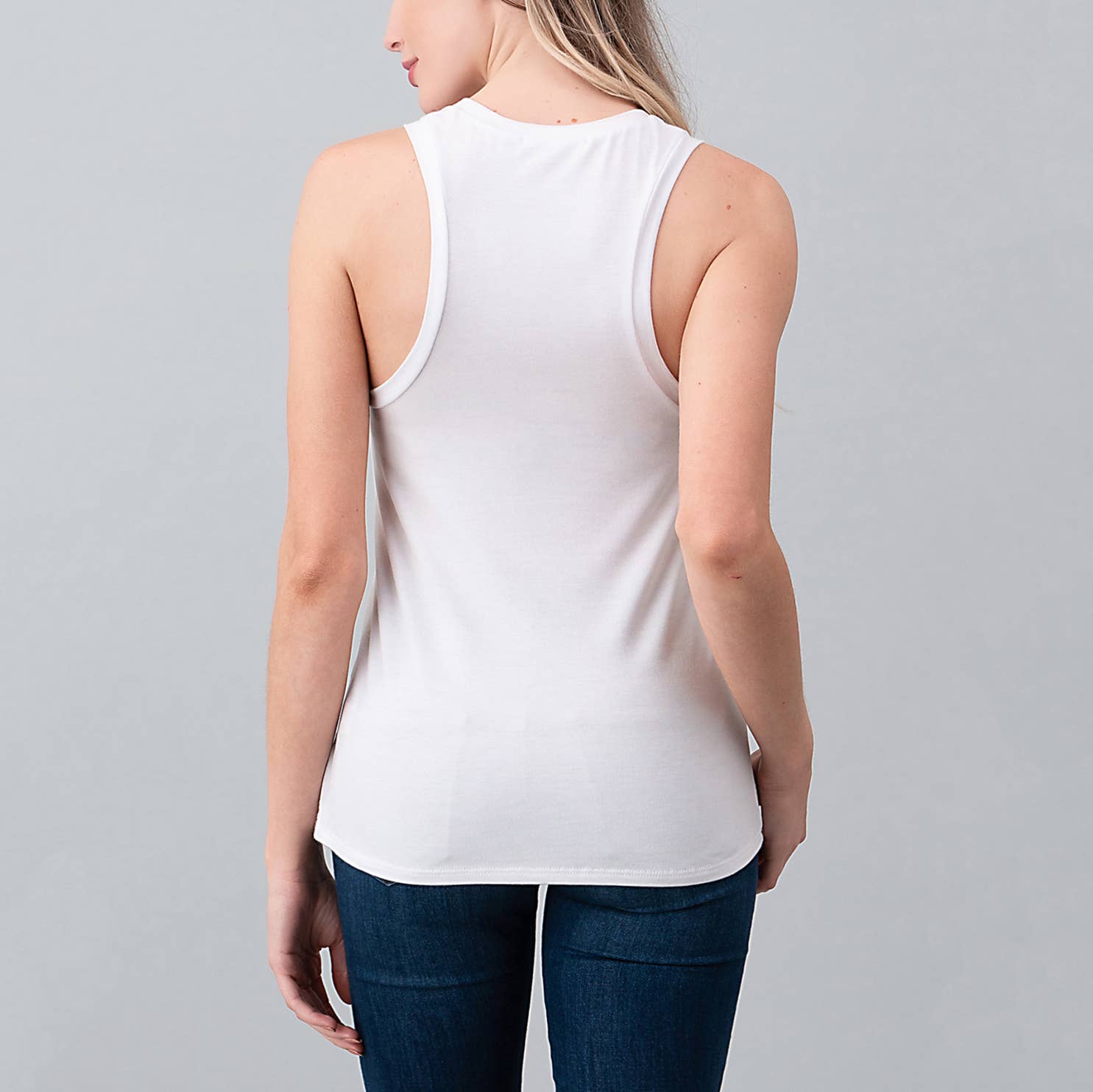 Heimious - Vente Débardeur – femme - Débardeur en jersey modal à encolure en V et dos nageur, 25972