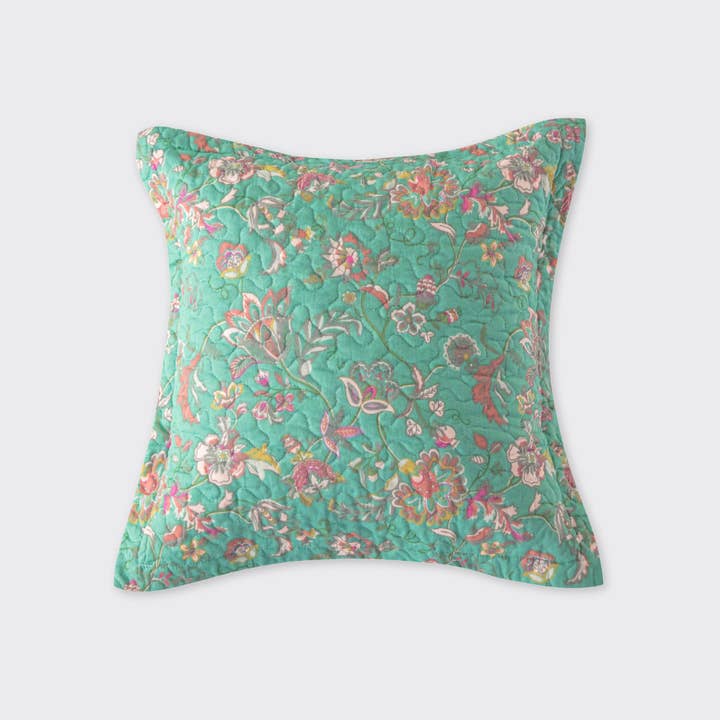 Forever England / Millie Mae – wholesale Quilt – Eloise Duck Egg Bedspread