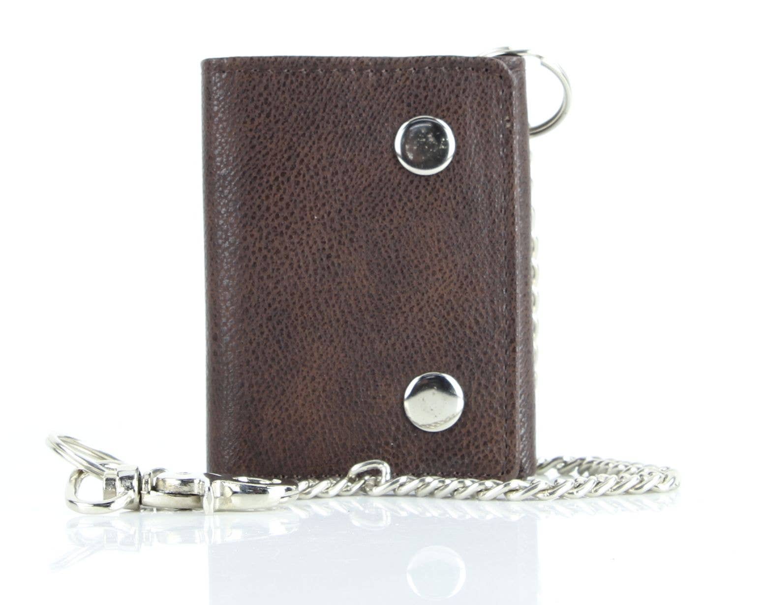 Leather Impressions Inc – Engroshandel Tegnebog - Dame – Vegansk læder klassisk stil kædepung VL520-CHAIN11