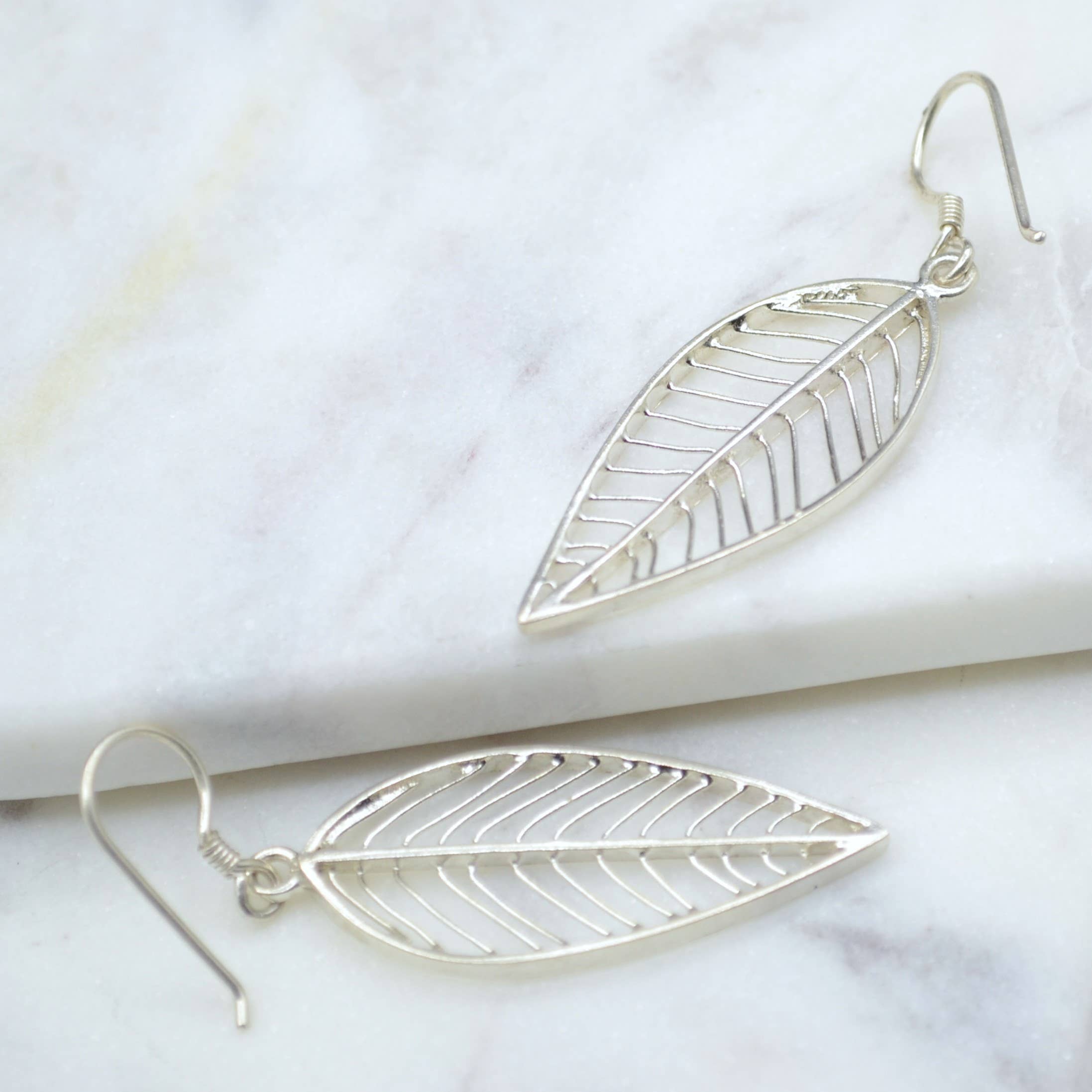 Didi Bahini Fair Trade - Wholesale Dangle Earrings - Willow Silver Earrings1