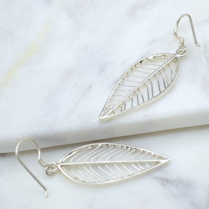 Didi Bahini Fair Trade - Wholesale Dangle Earrings - Willow Silver Earrings1