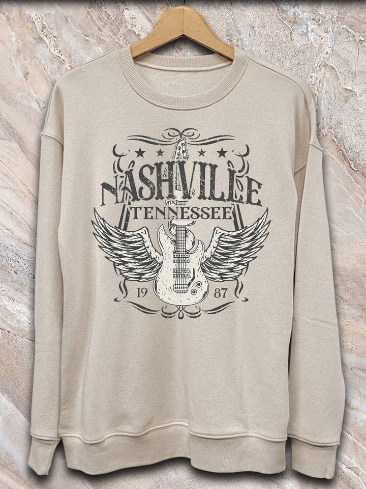 SPT-SS-195-C2_Nashville Tennessee Sweatshirt for wholesale by SP Tops, Inc.