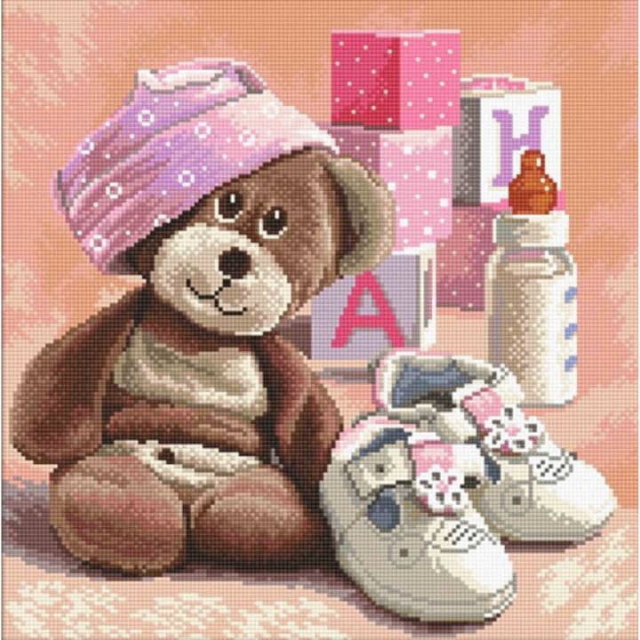 Diamond Painting Kit Pink Newborn DE7164 for wholesale by RTO&Collection D'Art (RTO Baltic OU)