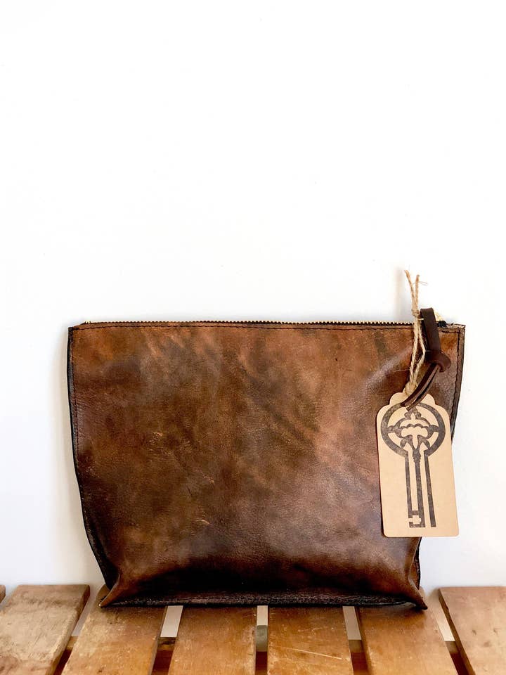 Ingrid Zip Pouch for wholesale by STUDIO ATREYU