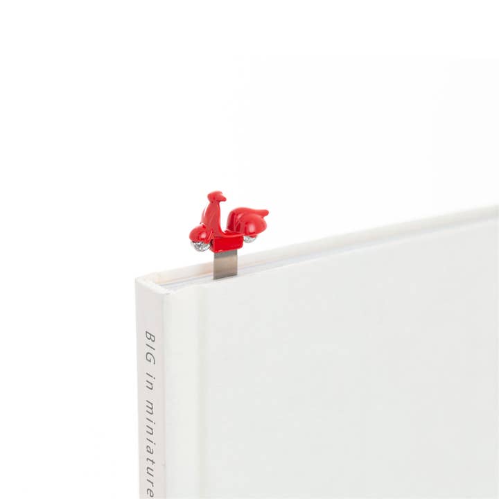 Metalmorphose Bookmark - Red Scooter Bookmark for wholesale by Oli Olsen