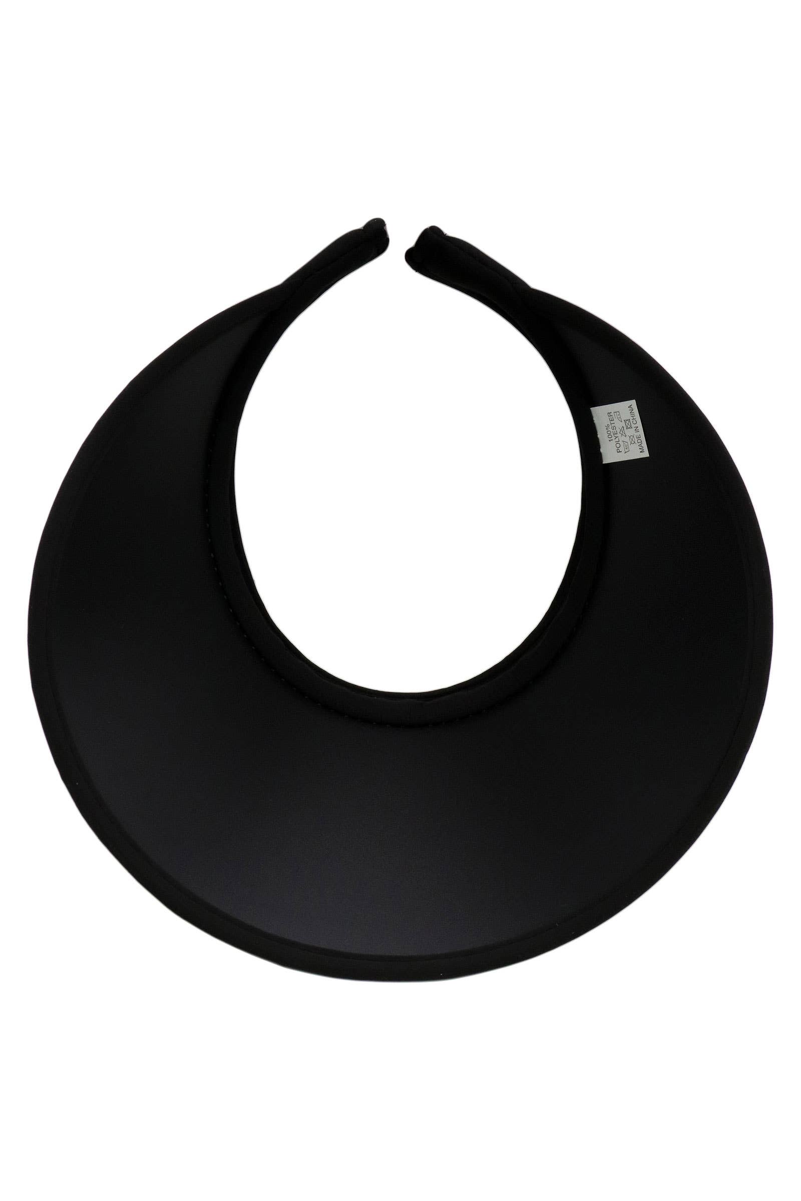 ASSORTED Hard Shell Wide Brim Woven Paper Straw Sun Visor for wholesale on Faire6